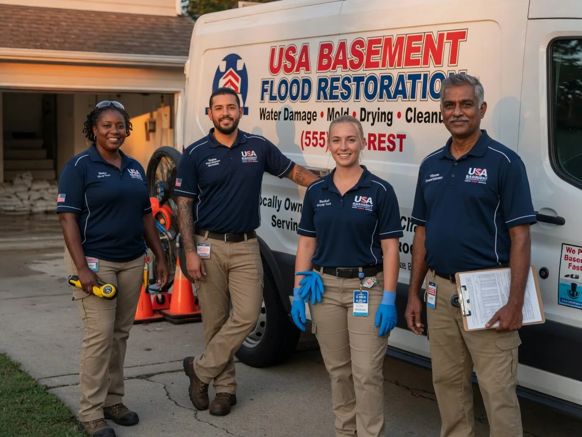 Basement Flood Cleanup company in Midland, SD