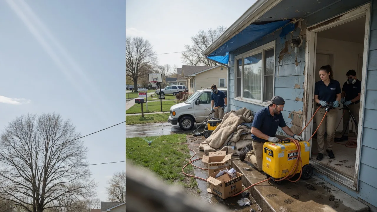 Basement Flood Cleanup in Midland, SD near me